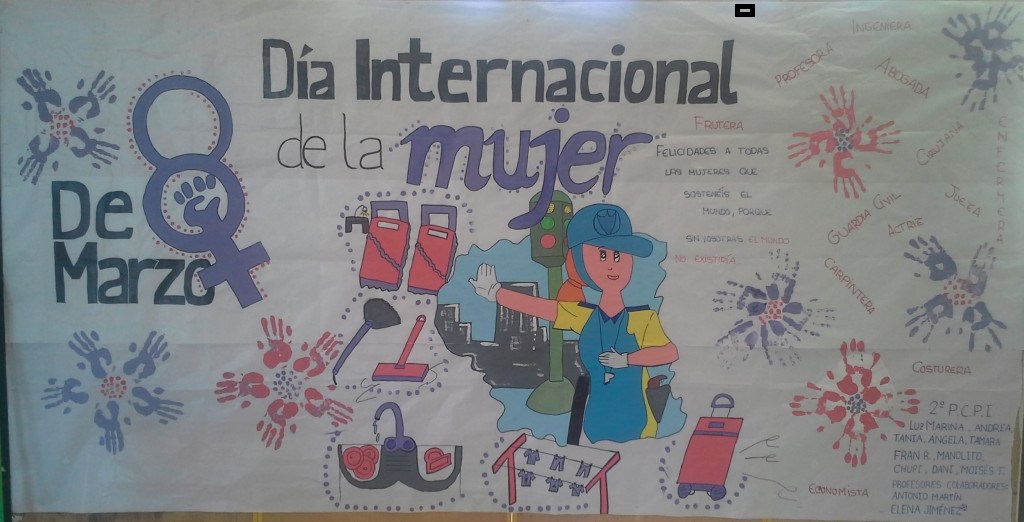 ?Creativos Murales Infantiles Para El Día De La Mujer – 8 De Marzo |  Técnicas Para Docentes