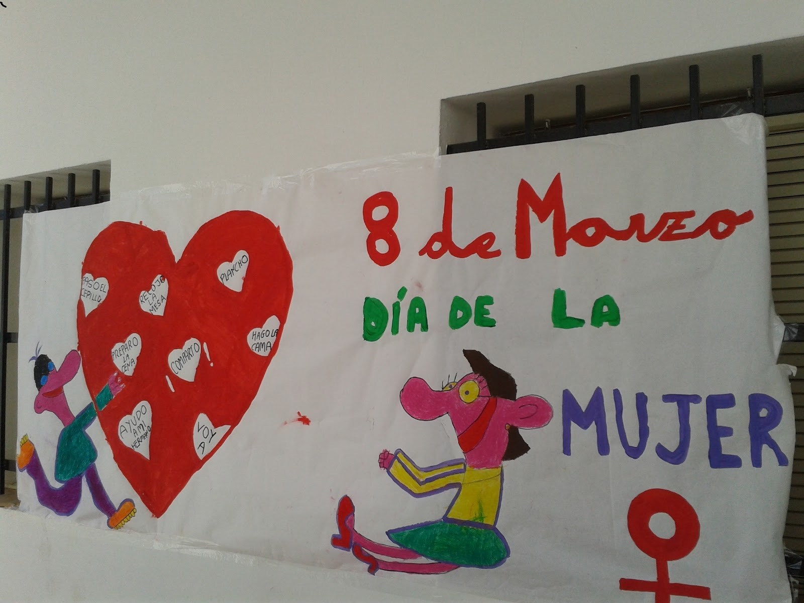 ?Creativos Murales Infantiles Para El Día De La Mujer – 8 De Marzo |  Técnicas Para Docentes