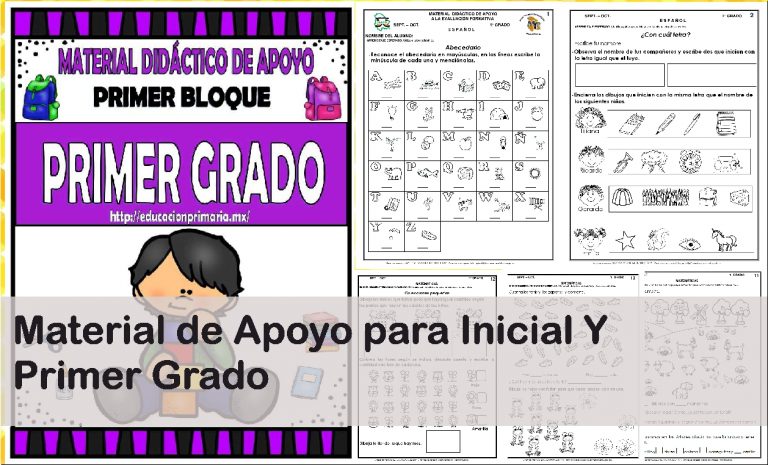 📚Excelente Material De Apoyo Para Niños De Inicial Y Primer Grado