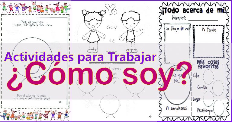 📚Actividades Preescolar ¿Cómo soy? – Descarga gratis en PDF | Técnicas