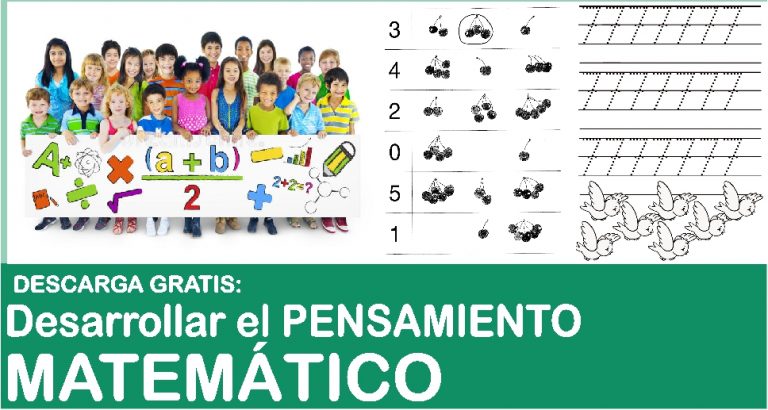 📚[PDF] Fichas de Pensamiento Matemático para Preescolar | Técnicas Para